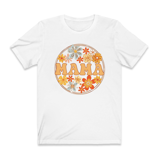 Wild Flowers Retro Gift Shirt For Woman