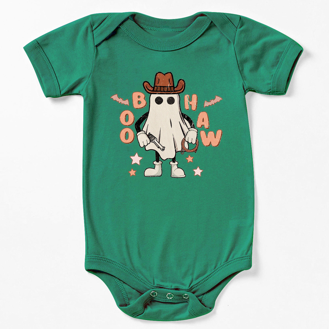 Cowboy Ghost Halloween Baby Bodysuit