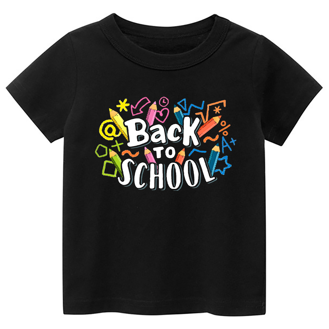 Back To School Crayons Shirt For Kids