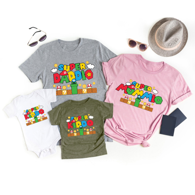 Super Family Game Matching Tees