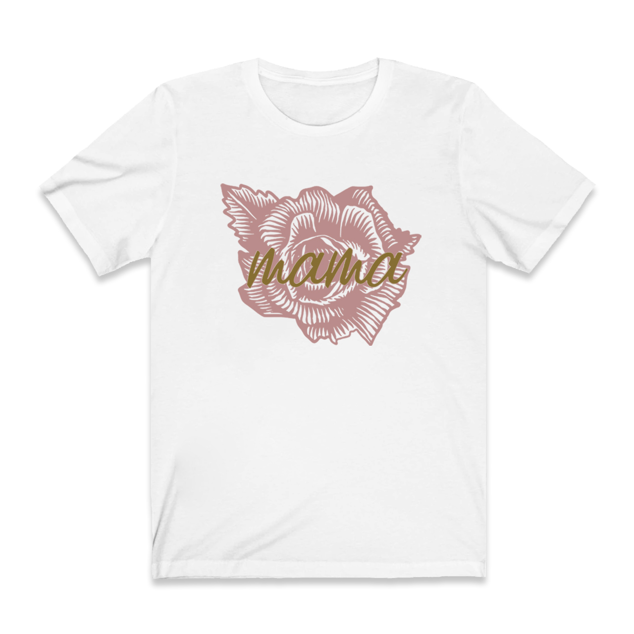 MAMA Flower Design Classic Mom Shirt