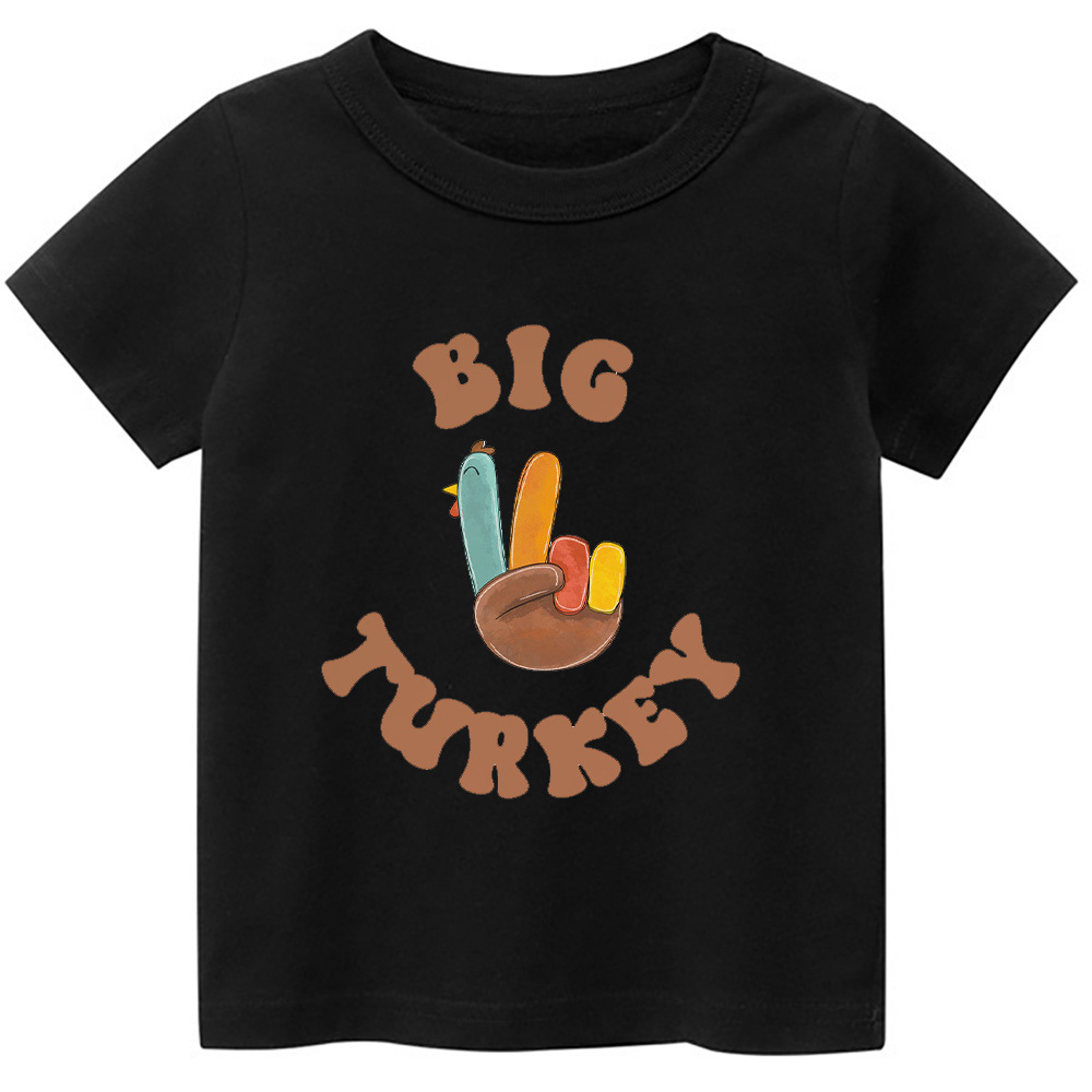 Big Turkey Thanksgiving Toddler Retro Shirt