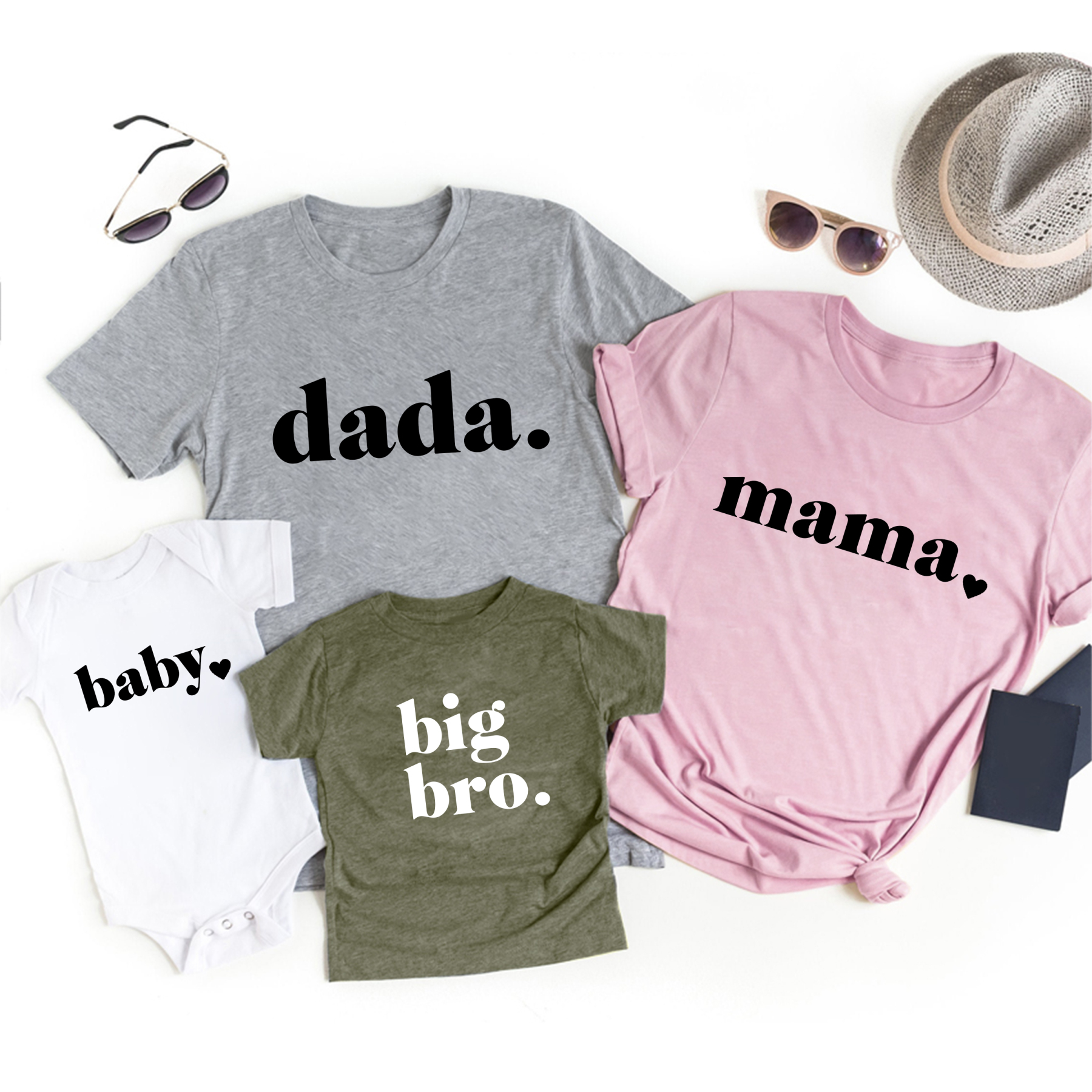 Dada Mama Family Matching Shirts