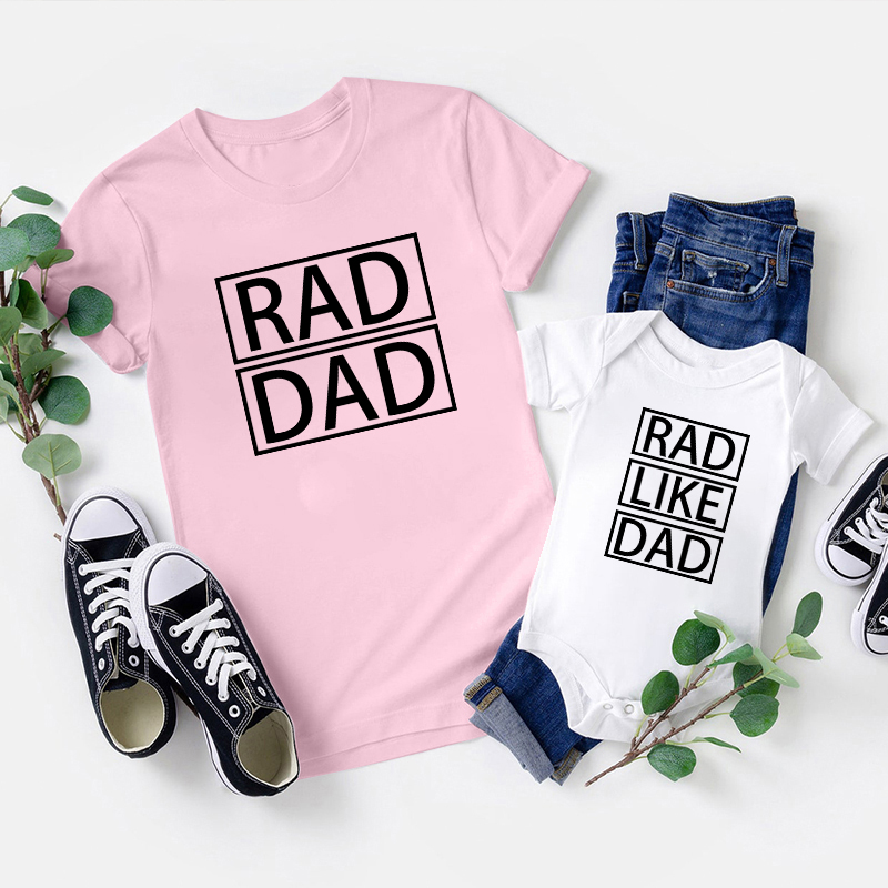 Rad Like Dad Matching Shirt For Daddy And Me