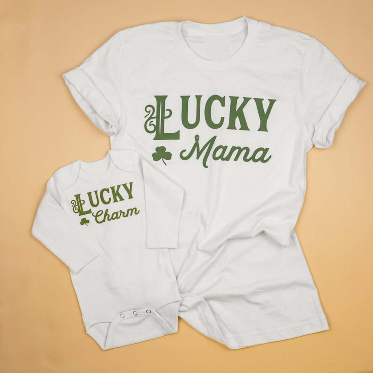  Lucky Mama St.Patrick's Day Matching Shirt For Mama And Me