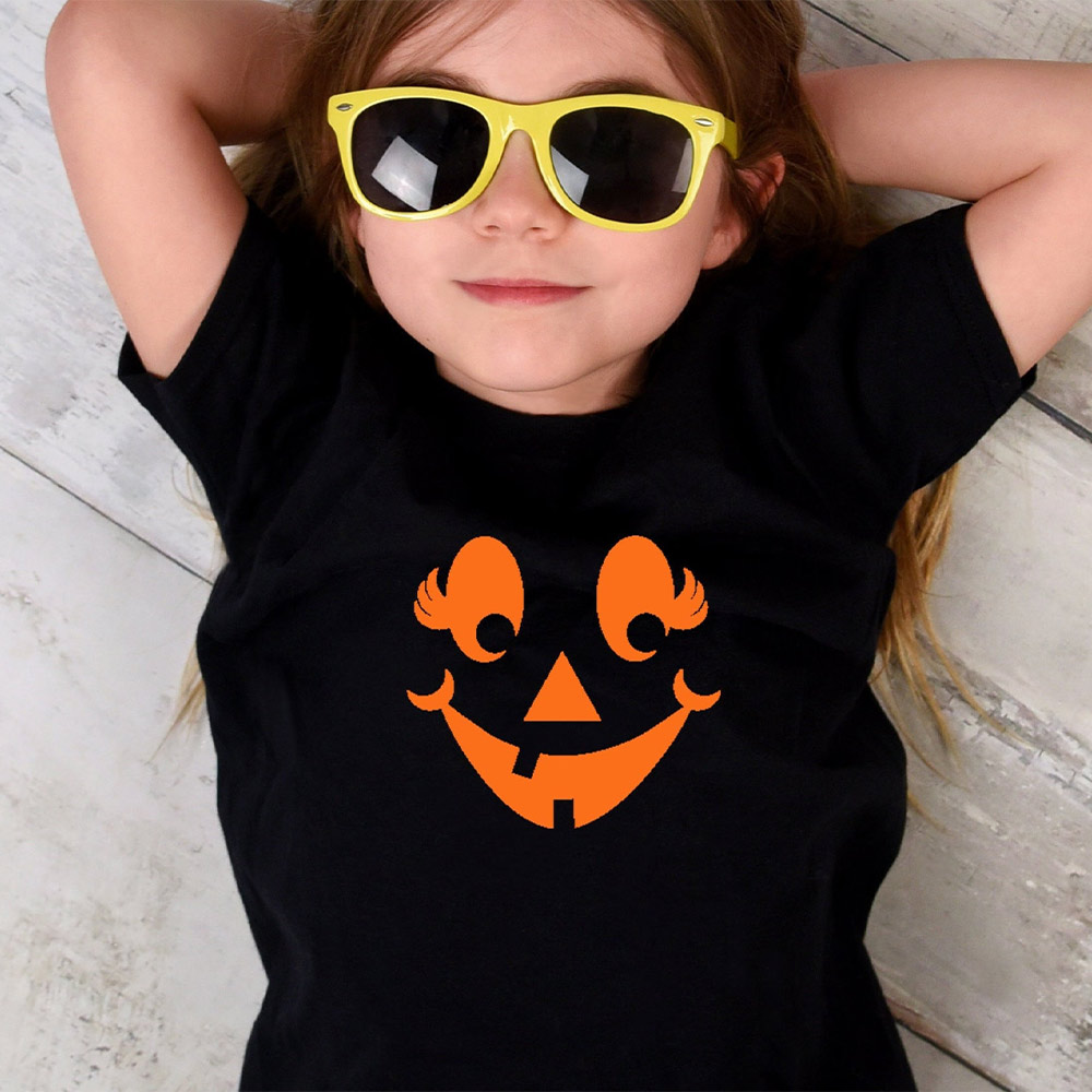 Halloween Pumpkin Spooky Toddler Shirts