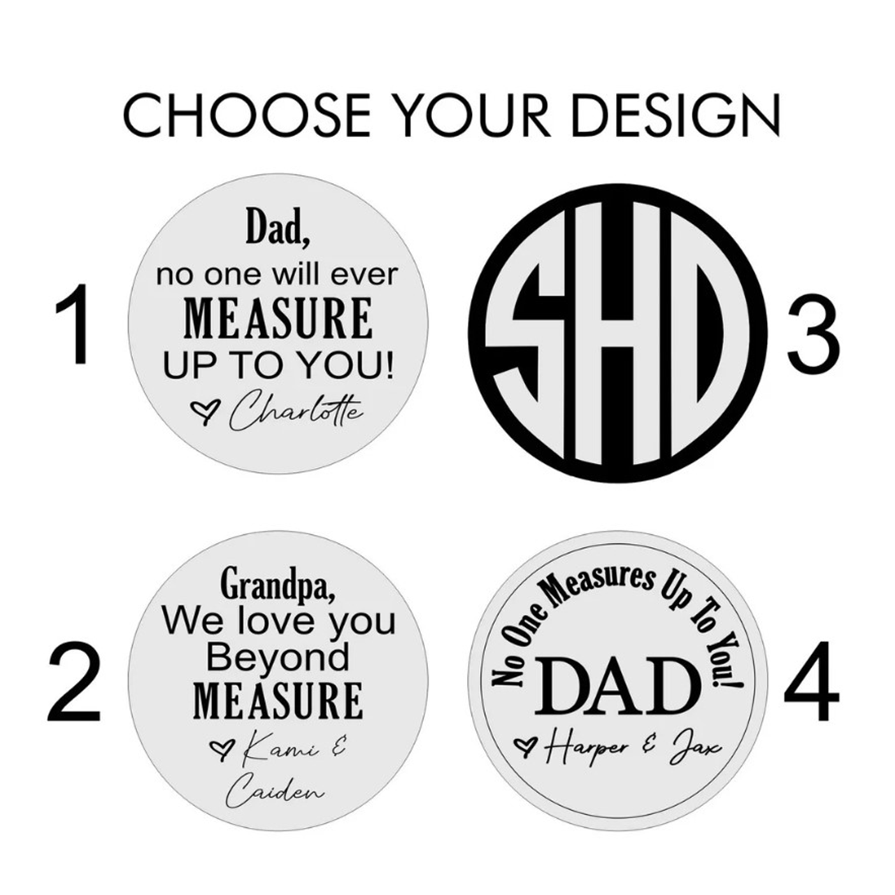 Personalized Measuring Tape Gift For Father's Day