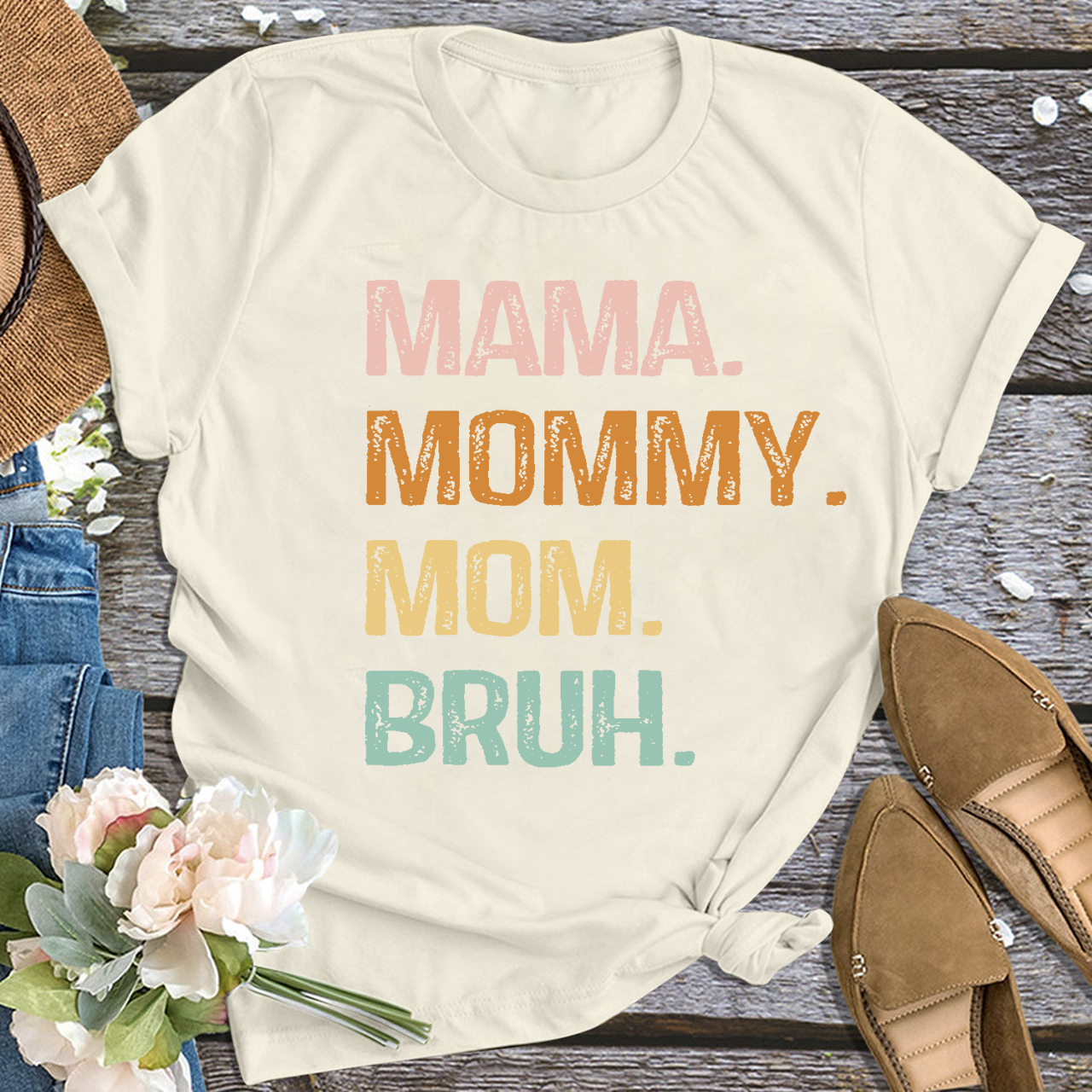 Mommy Mama Mom Bruh Mother's Day Shirt