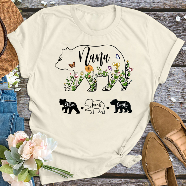Animal Grandma Shirt Personalized with Name