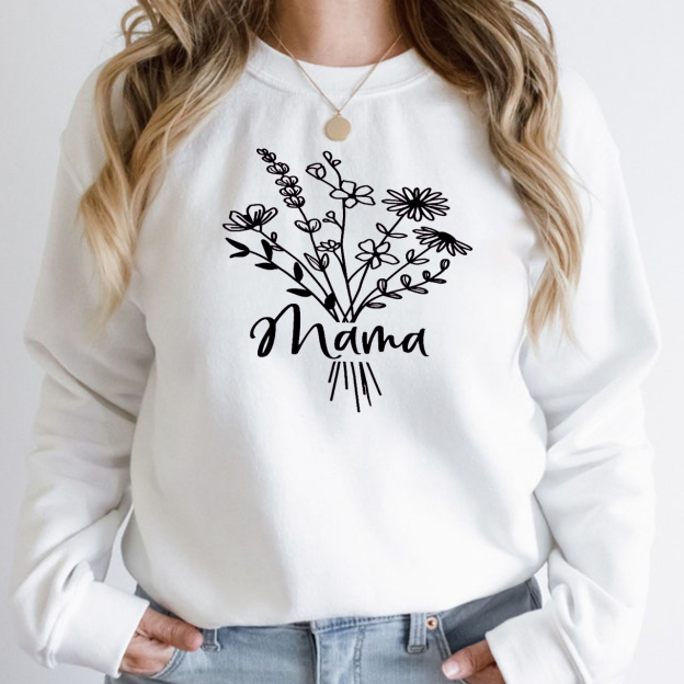 Wildflowers Mom Sweatshirt