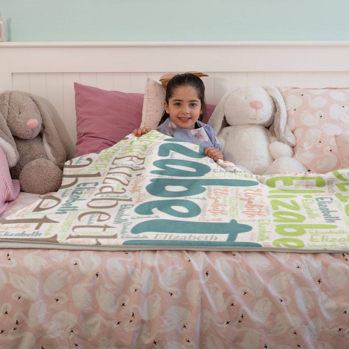 Personalized Flannel Nursery Blanket For Kids