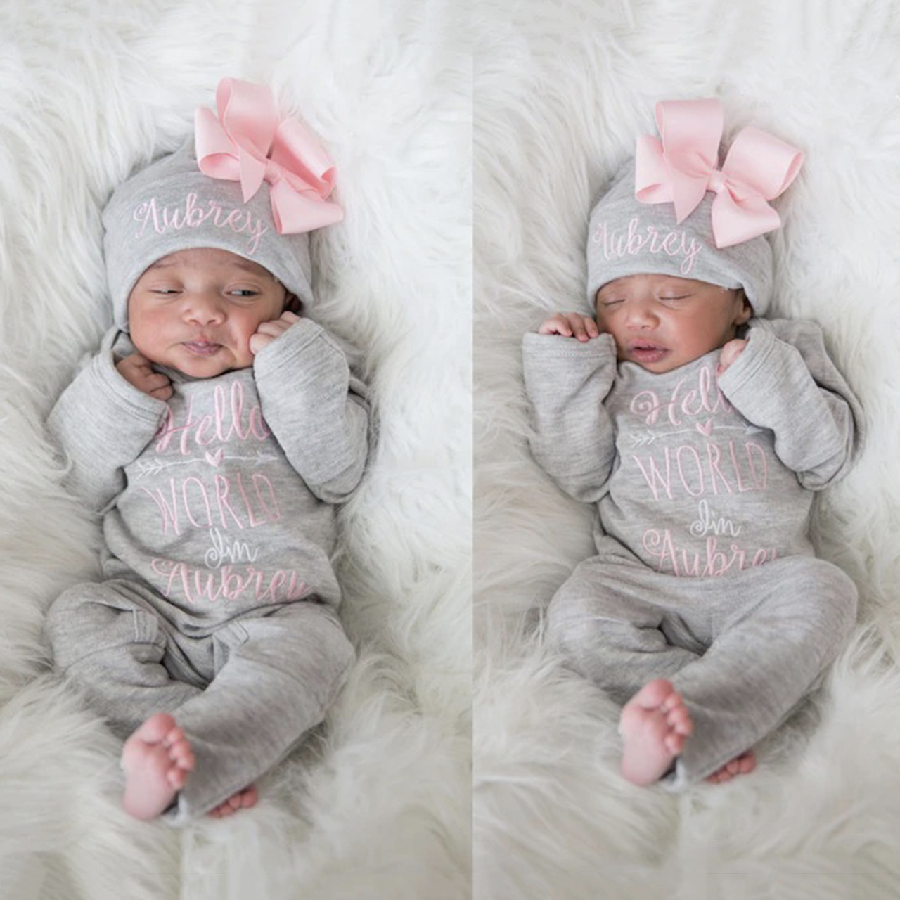 Personalized baby hotsell girl outfits