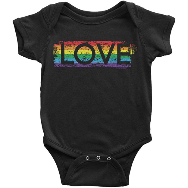 Family Rainbow Love LGBTQ Shirt & Baby Bodysuit