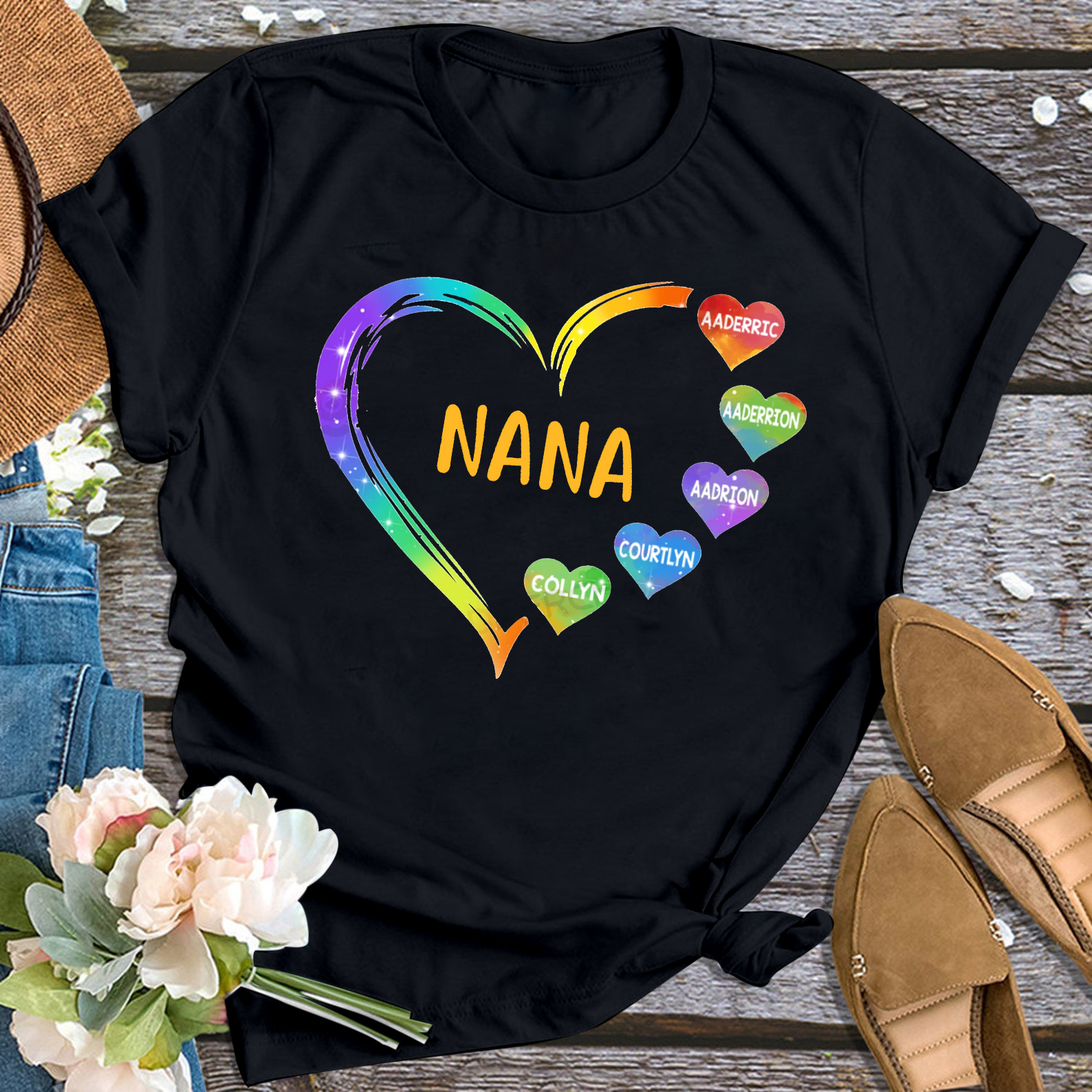 Personalized Grandma Shirt With Name