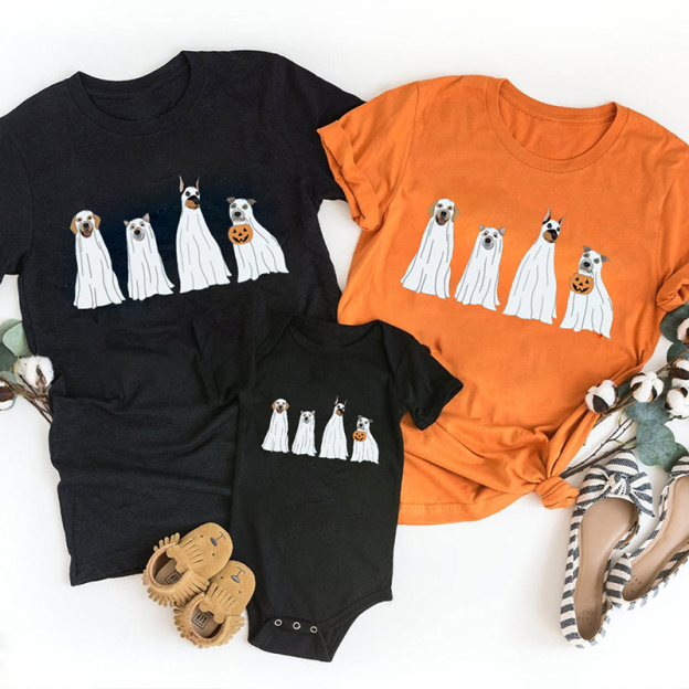 Halloween Ghost Dog Shirt