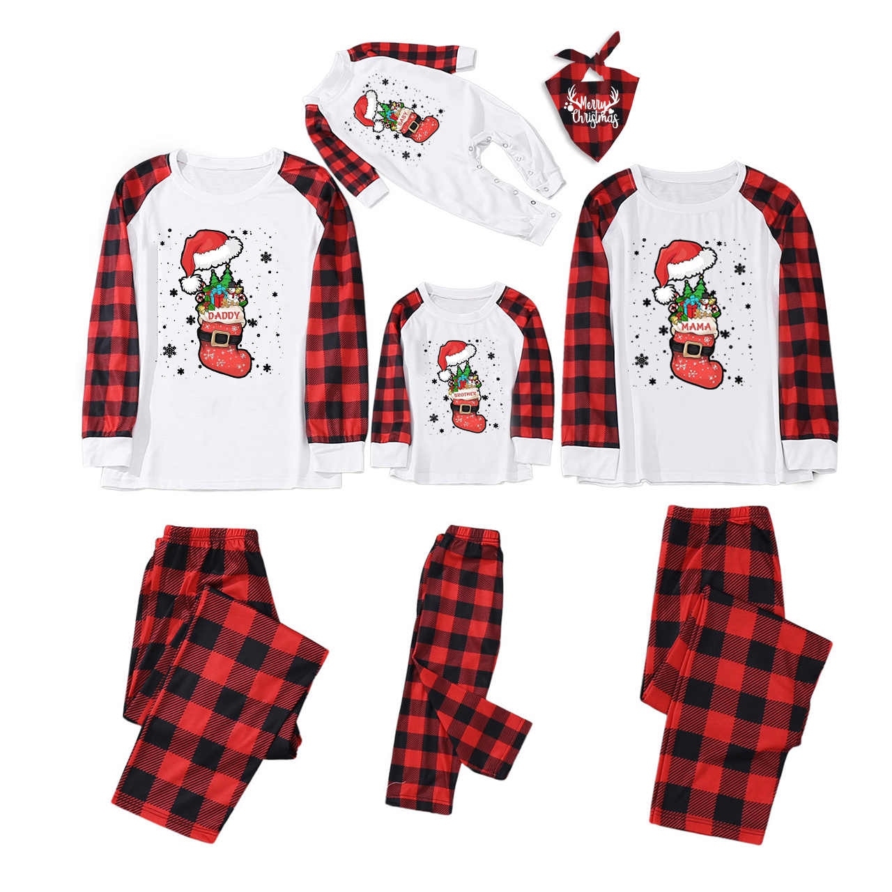 Personalized Hats&Boots Christmas Family Matching Pajamas