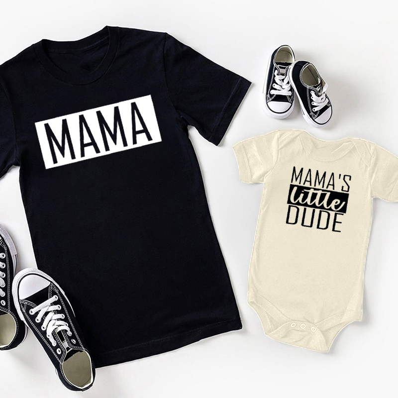 Mama's Little Dude Mom&Me Shirt