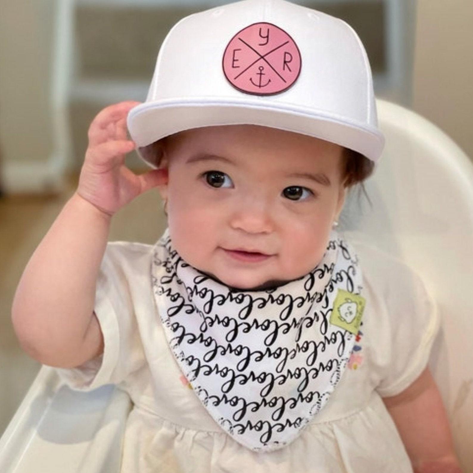 Personalized Circle Initials Patch Infant/Toddler Hat