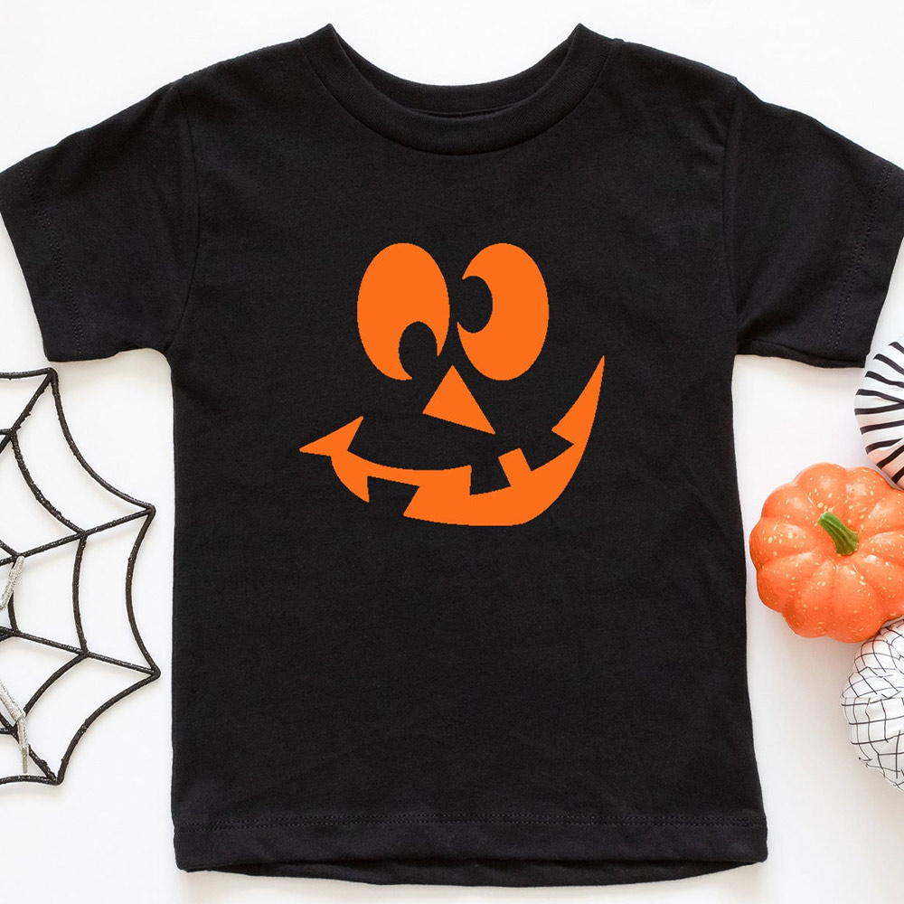 Halloween Pumpkin Spooky Toddler Shirts