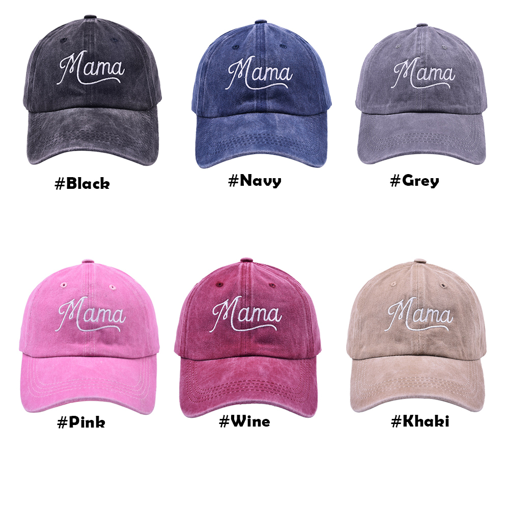 Mama Letter Embroidered Baseball Cap