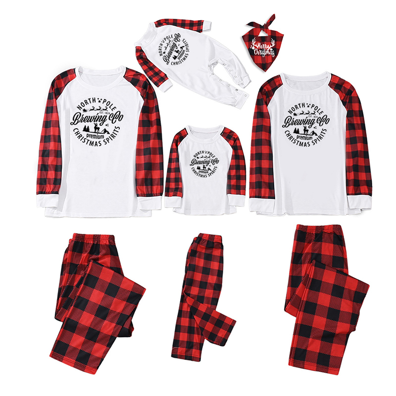 North Pole Brewing Co Christmas Family Matching Pajamas