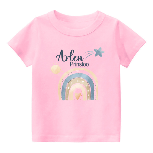 Cute Easter Pink Bunny Kids T-Shirt