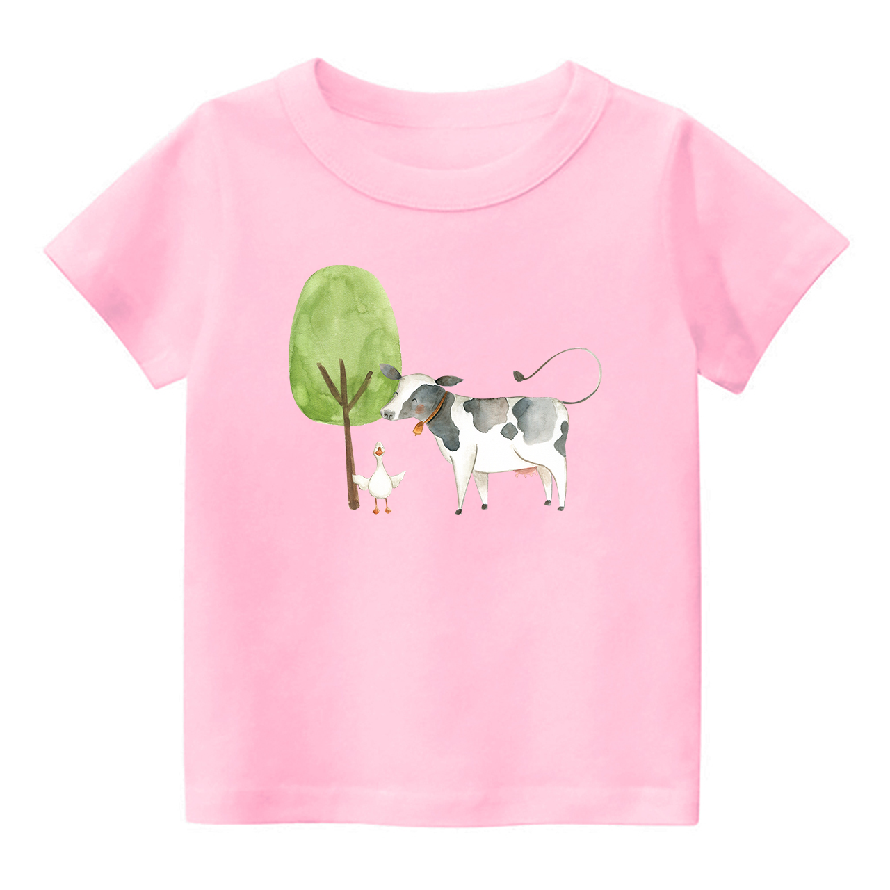 The Story Of the Farm Cow And The Gosling Shirt For Kids