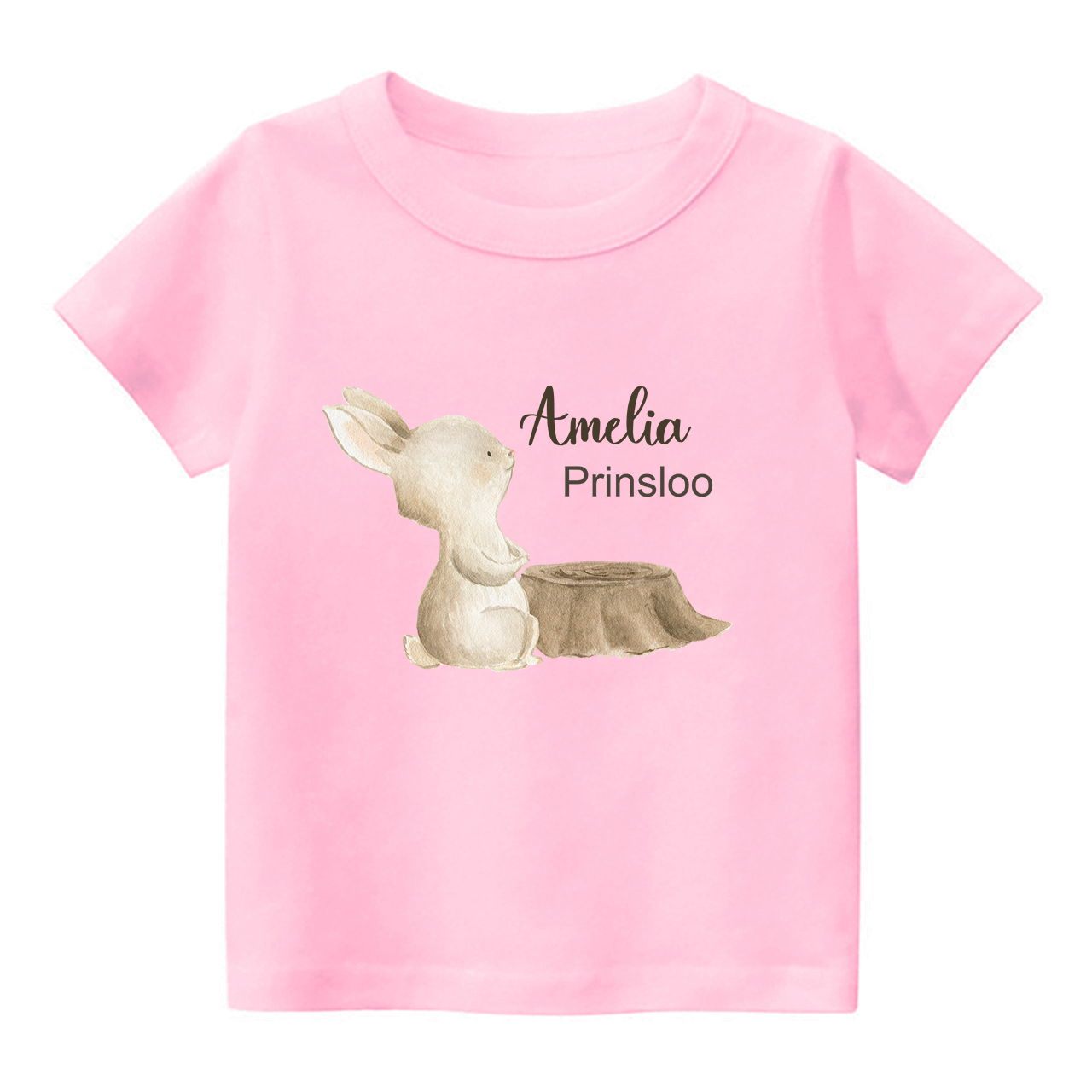 Personalized Meditating Bunny Shirt For Kids