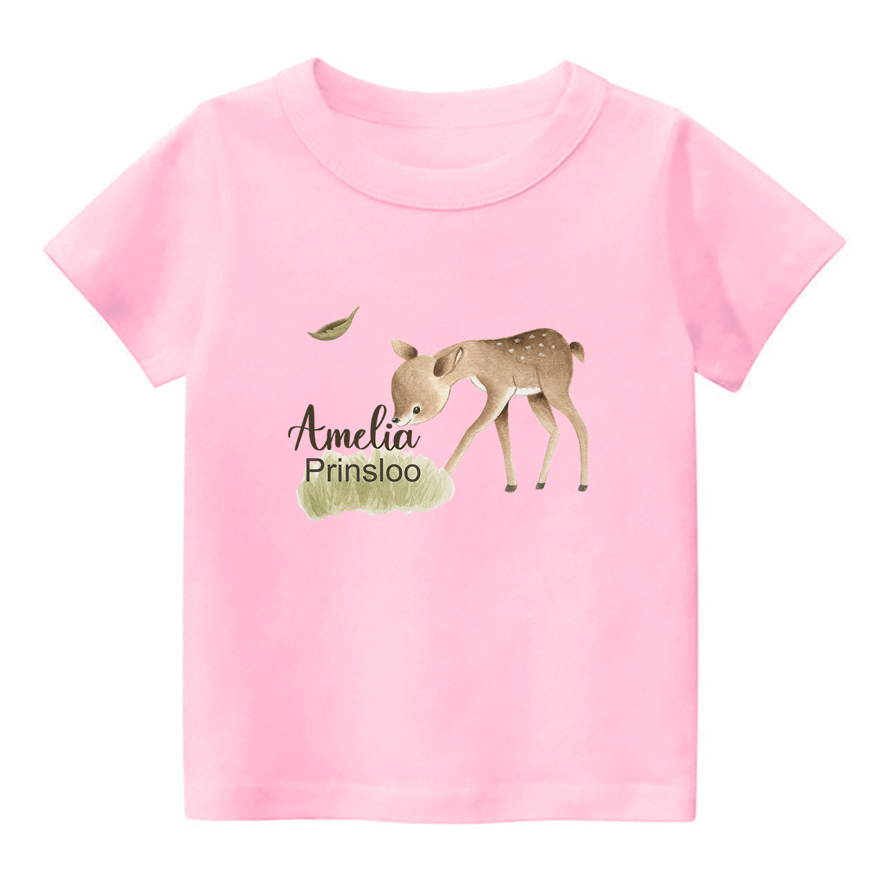 Personalized Deer Grazing Shirt For Kids