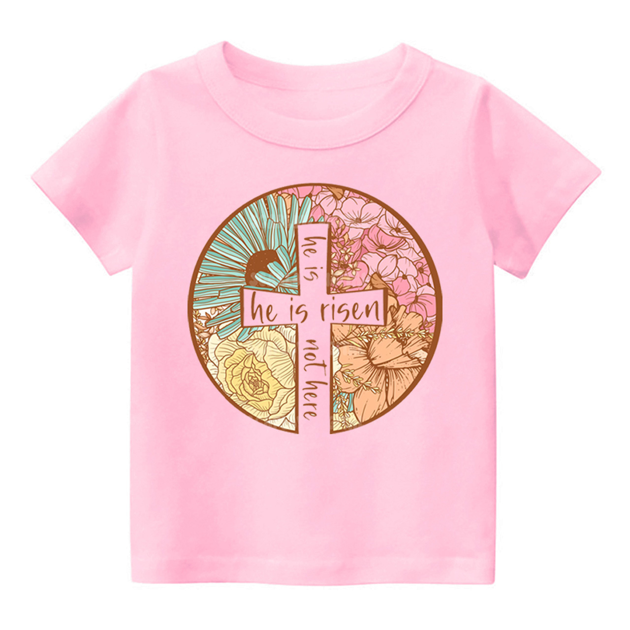 He Is Risen Christian Easter Design Toddler Shirt