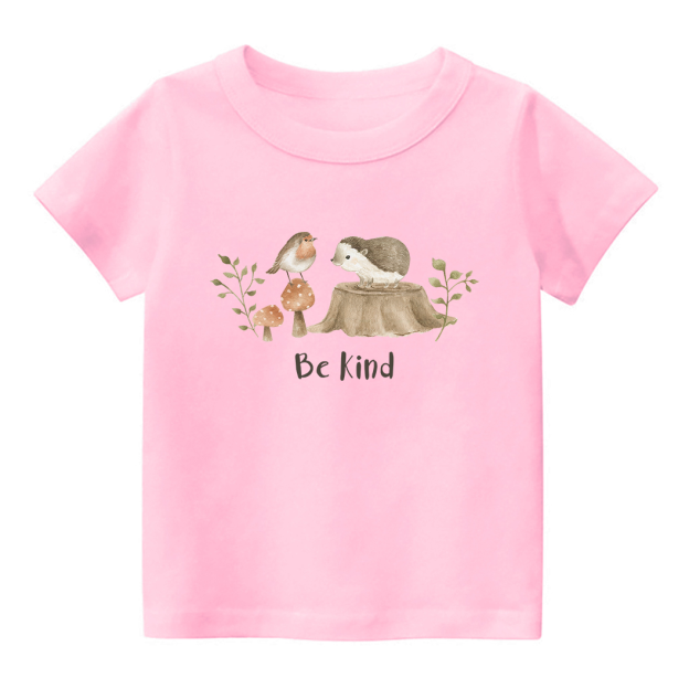 Be Kind Hedgehog Friend Kids T-Shirt