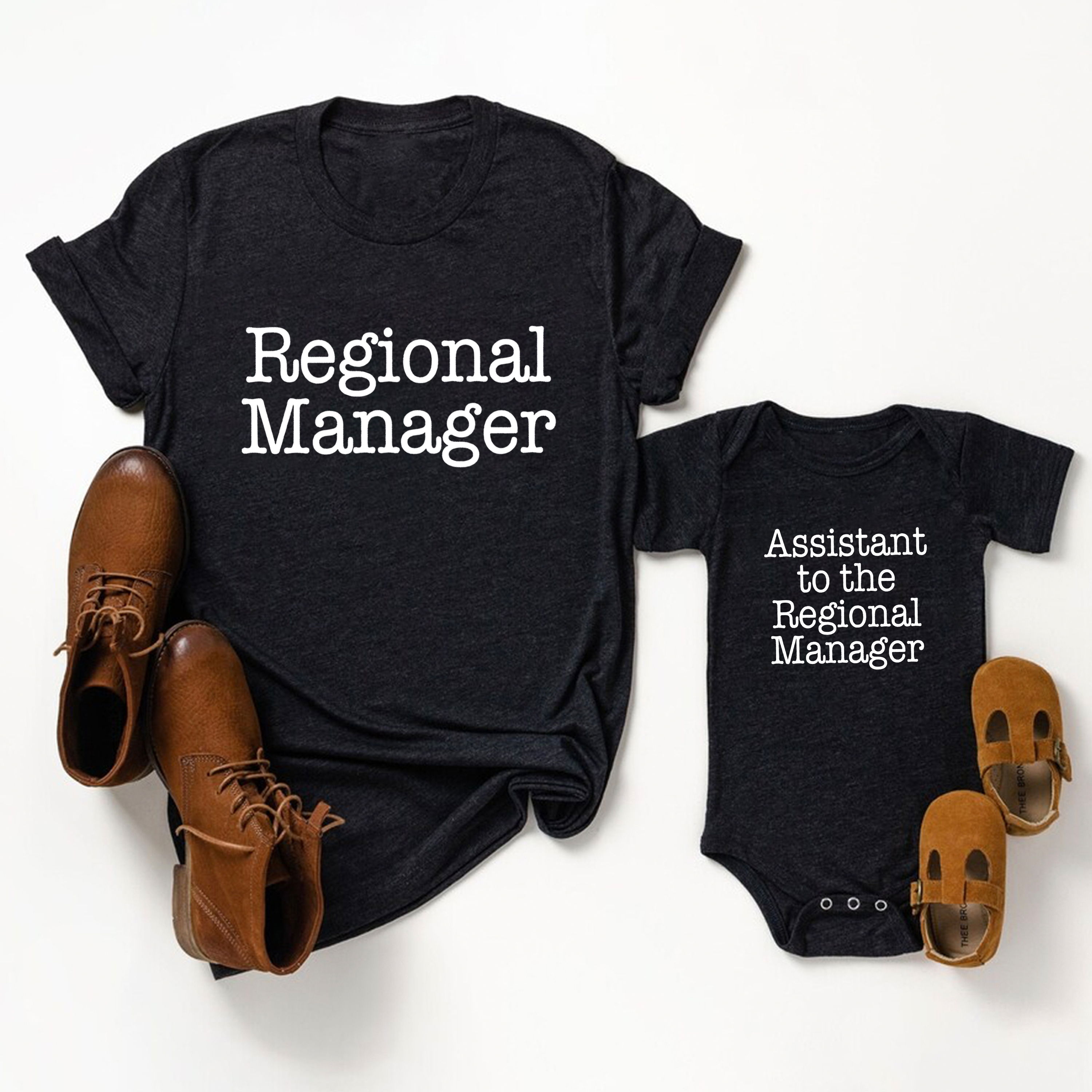 Assistant To Regional Manager Shirts For Dad And Me
