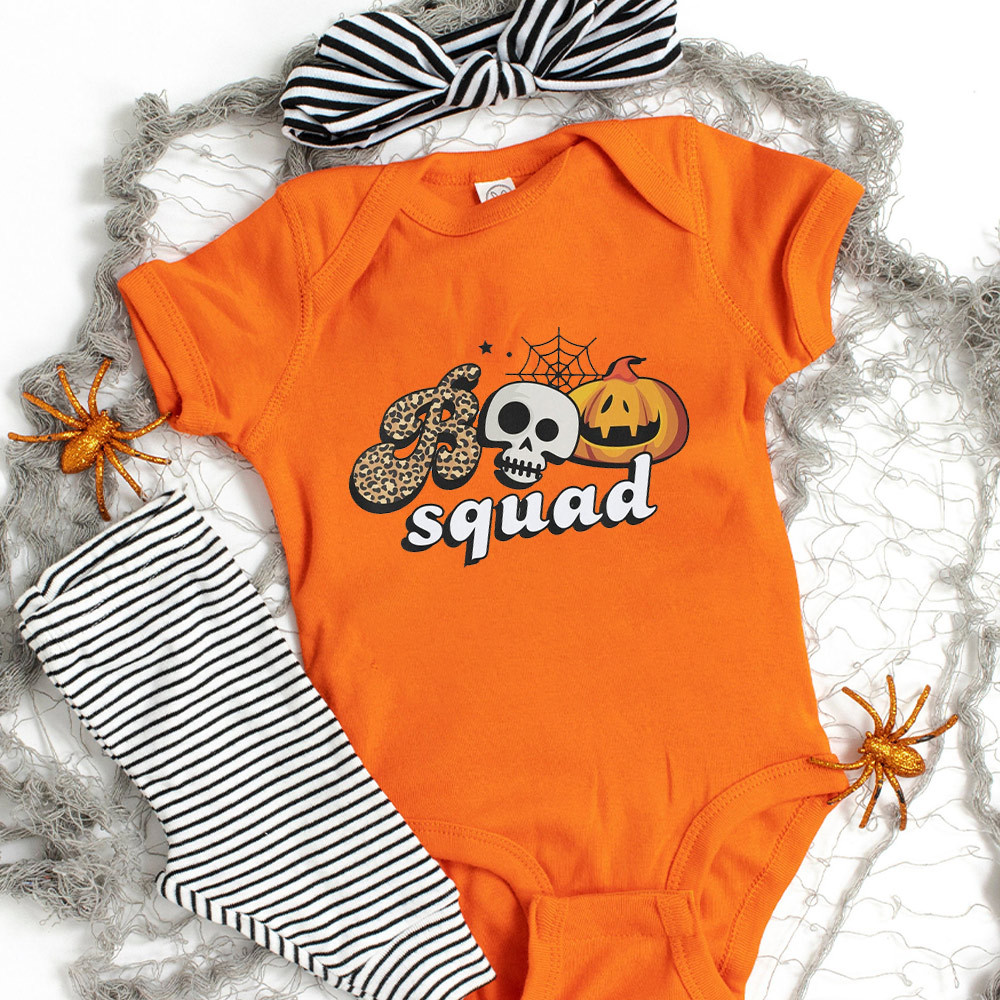 Boo Squad Halloween Bodysuits