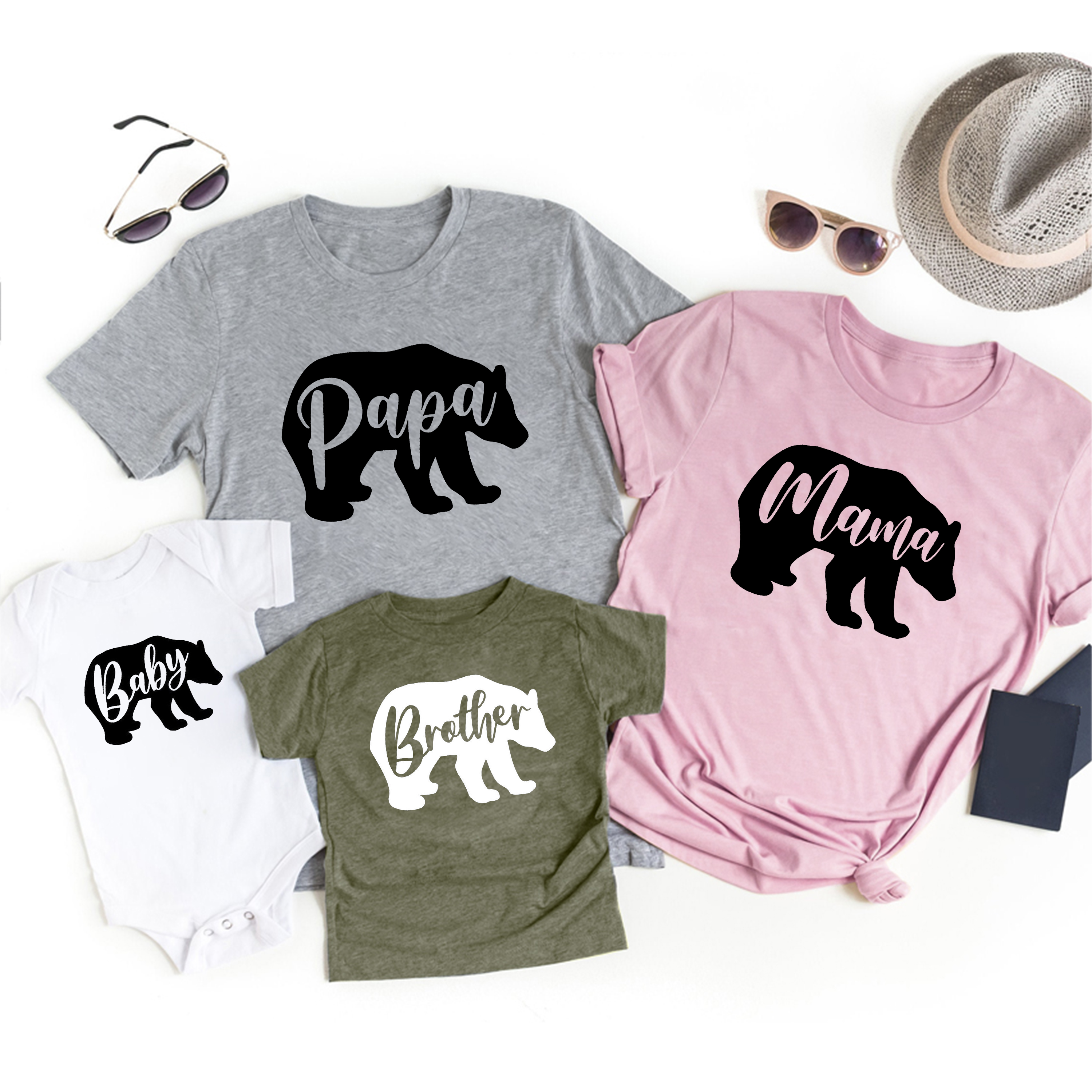 Bear Group Family Matching Shirts