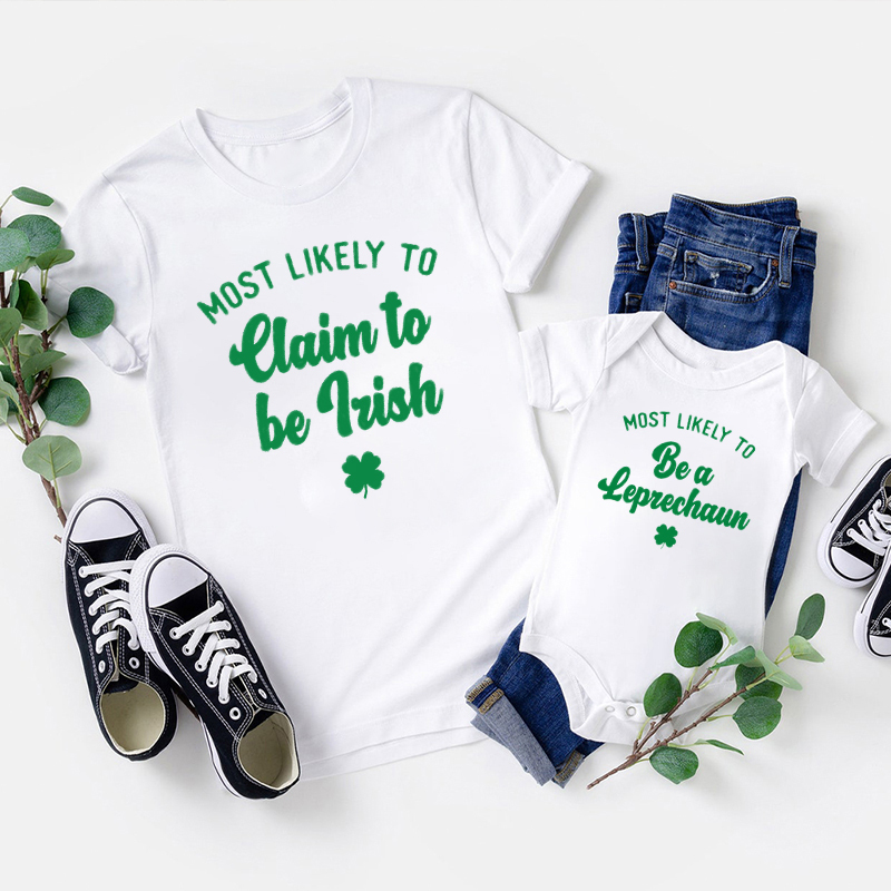 Most Likely 12 Designs St Patrick's Day Matching Shirts