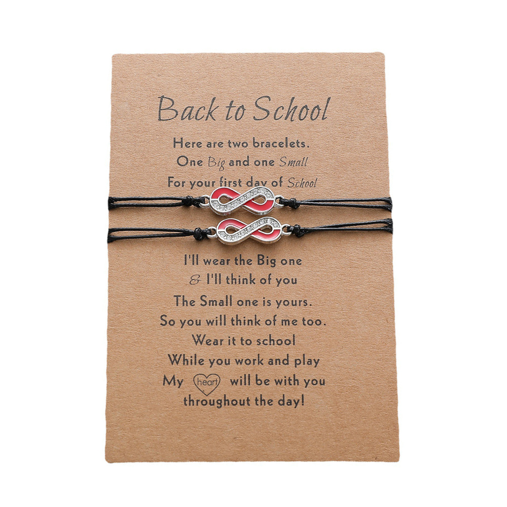 Infinity Love Back to school Mommy and Me Back to School Bracelets 