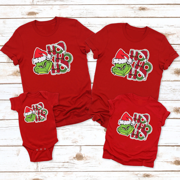 Ho Ho Ho Christmas Family Matching Shirt