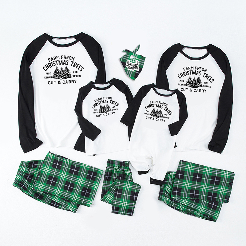Farm Fresh Christmas Family Matching Pajamas Sale-Beepumpkin™