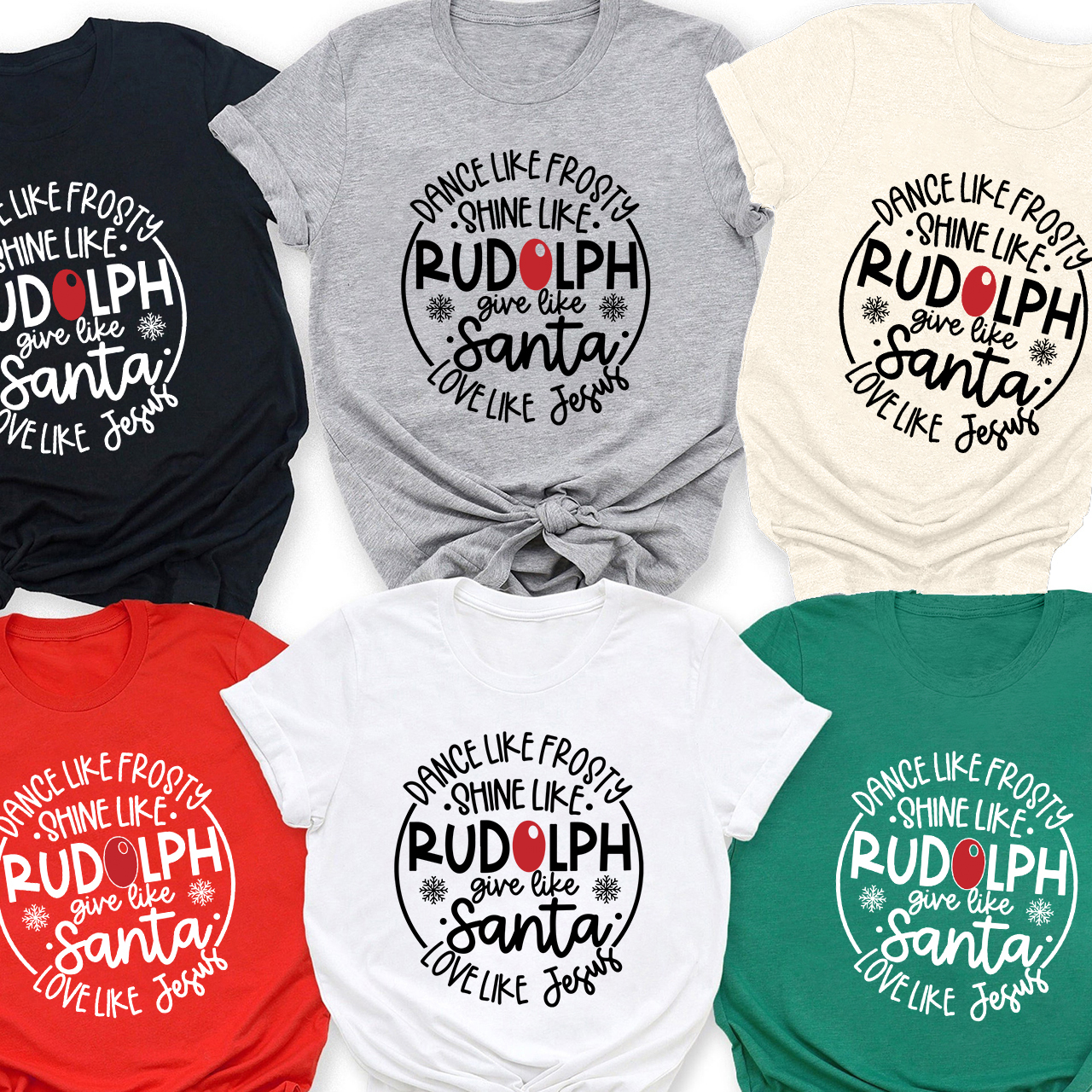 Give Like Santa Christmas Family Matching Shirt