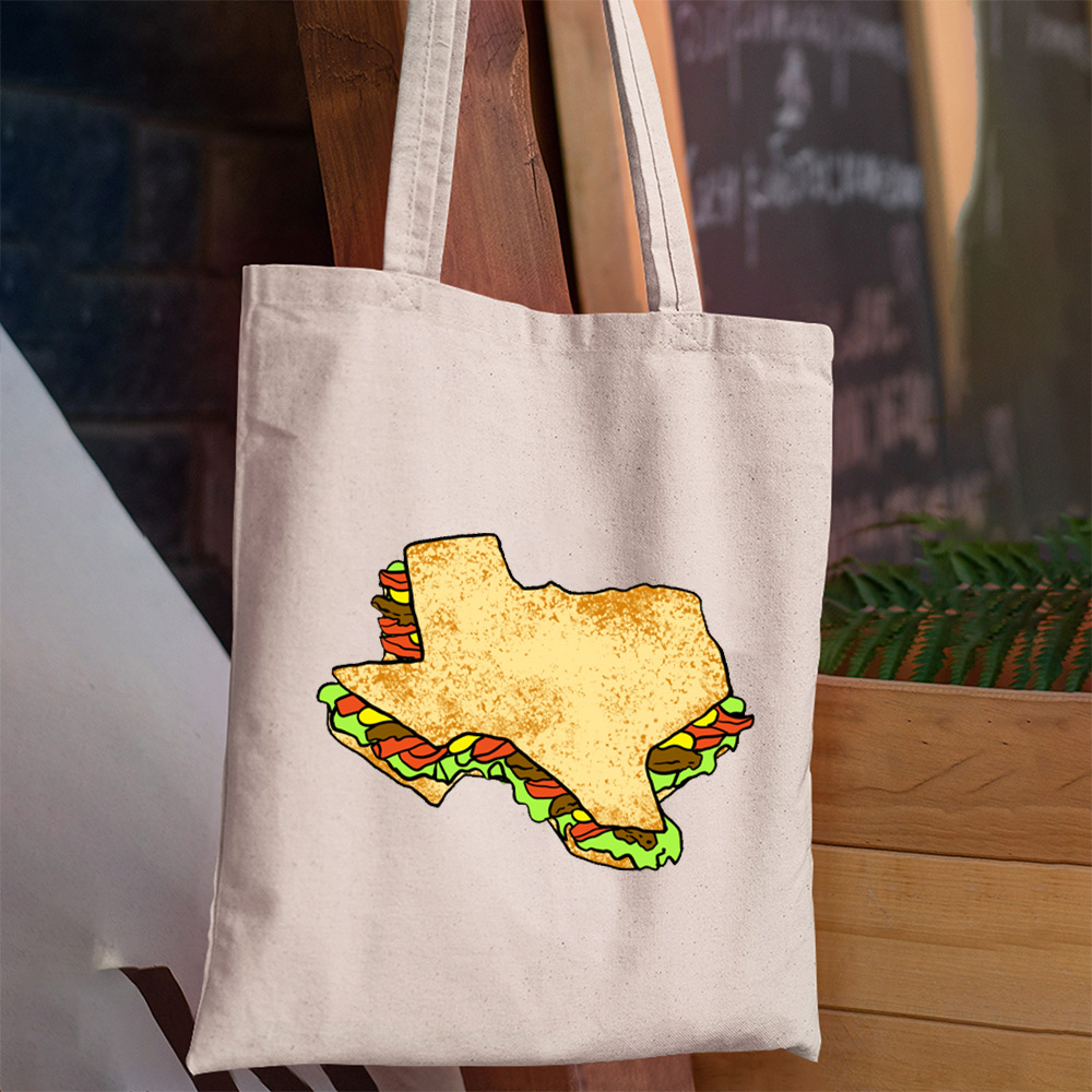 Fajita Map For Texas Food Lovers Tote Bag