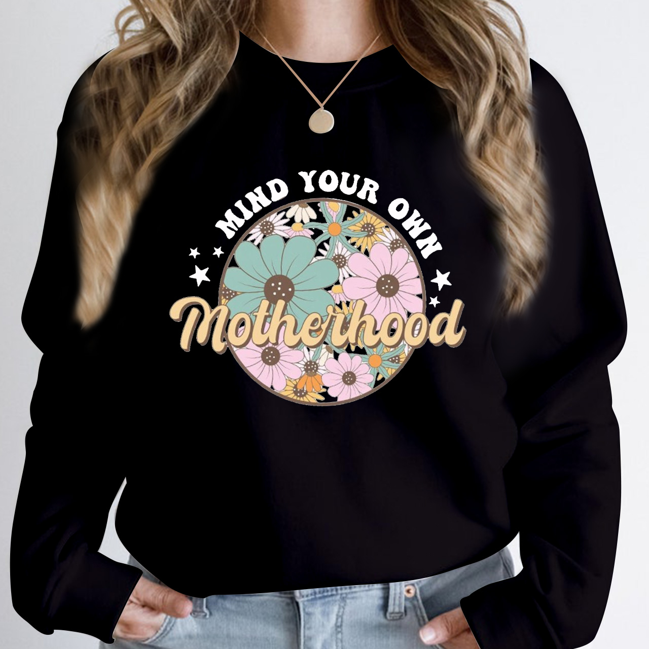 Motherhood Sweatshirt For Mom