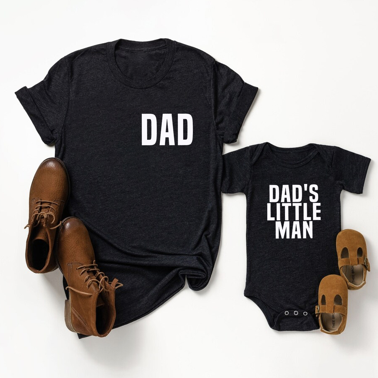 Dad&Dad's Little Man T-Shirts For Dad And Me