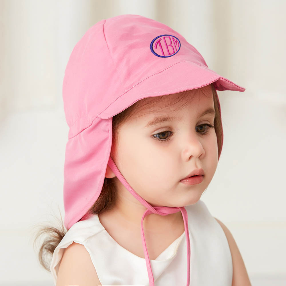 Personalized Baby Name Summer Embroidered Hat 