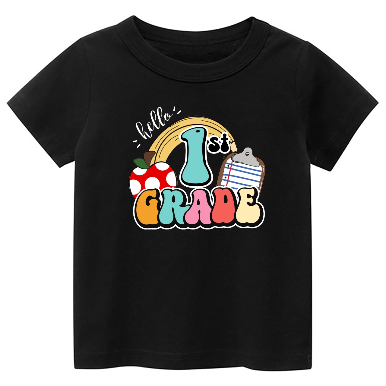 Personalized Grade Hello Kids Back To School T-Shirts