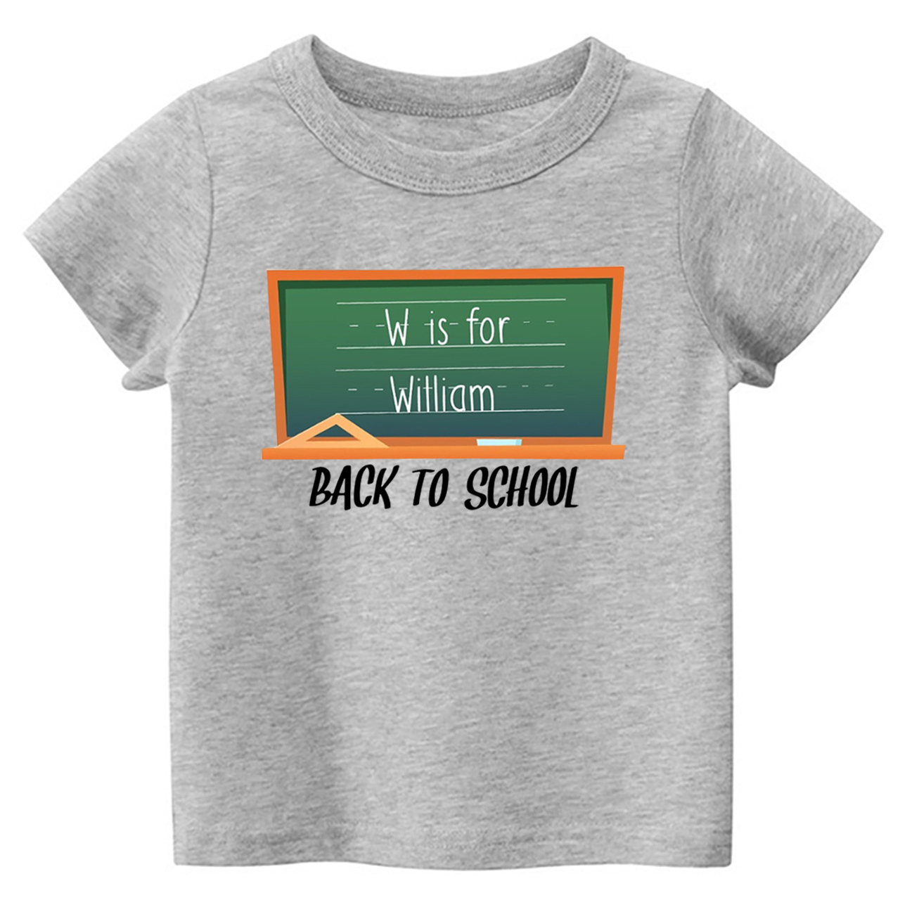 Blackboard Custom Name Back To School T-Shirts