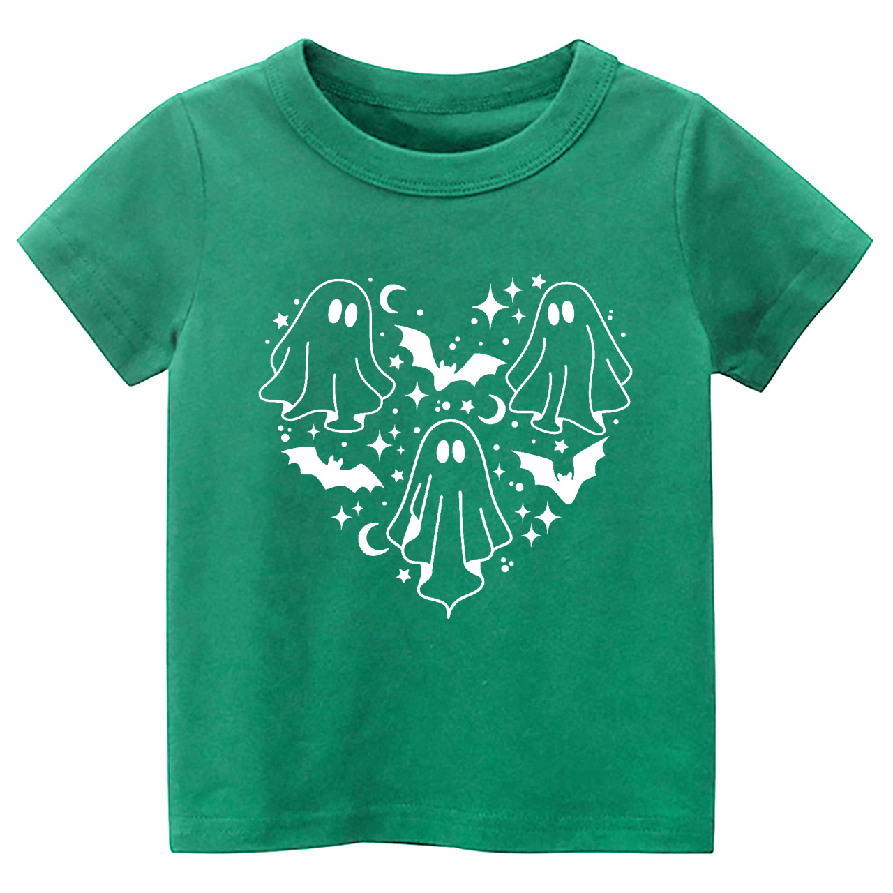 Ghost In Heart Halloween Toddler Shirt