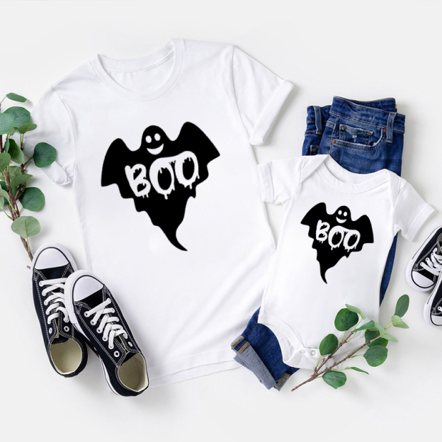 Halloween Boo Ghost Family Matching Shirt