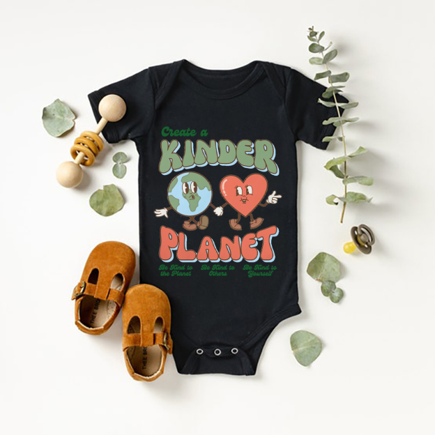 Create A Kinder Planet Earth Day Baby Bodysuit