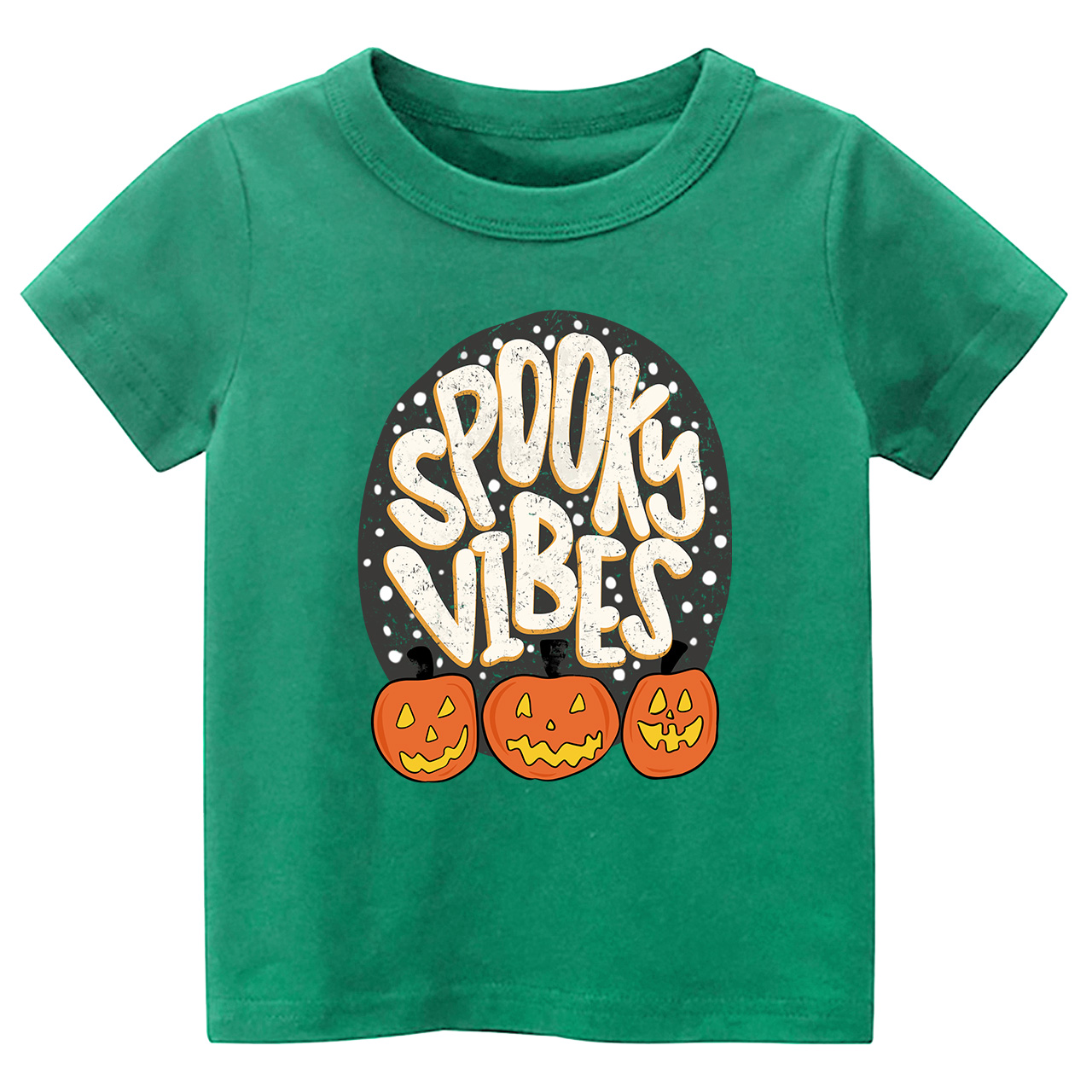 Spooky Vibes Toddler Retro Halloween Shirt