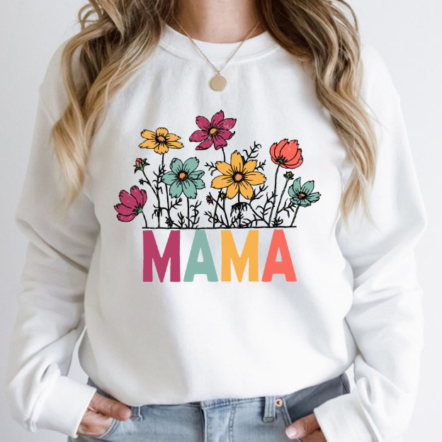 Flowers Mama Trendy Sweatshirt
